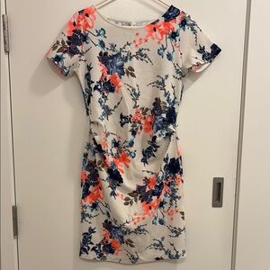 Maternity - Floral Print Women's Dress